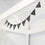 Wooden Pendant Pennant black in a Set of 10 (PU = 8 pieces)