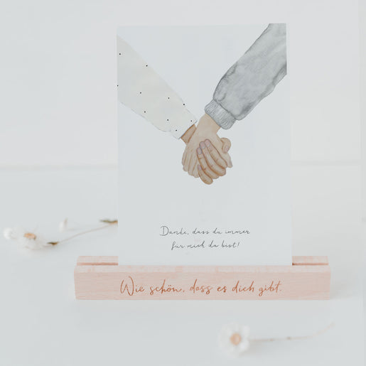 Dankeskarte Immer da (VE = 10 Stück)