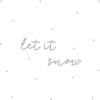 Sticker mural Let It Snow (UE = 6 Pièces)