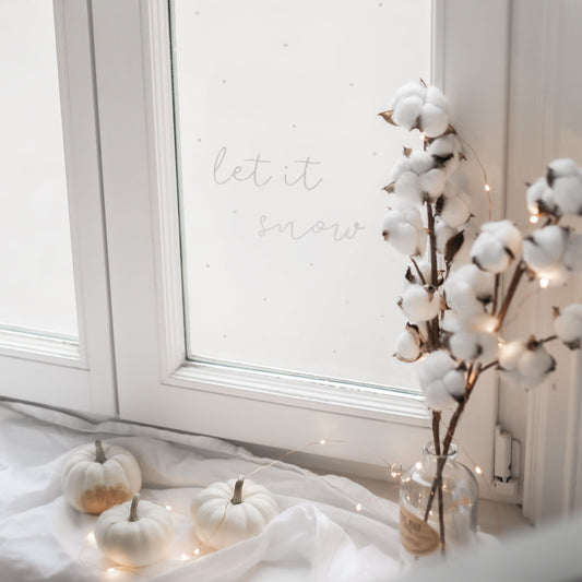 Sticker mural Let It Snow (UE = 6 Pièces)