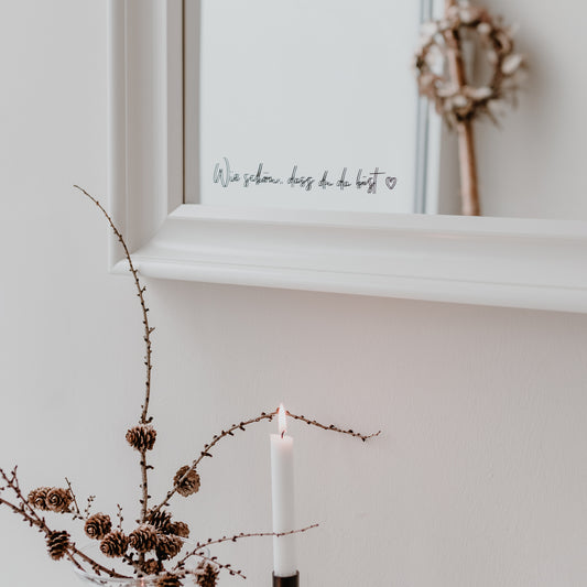 Stickers Muraux Wie Schön Noir (UE = 6 Pièces)