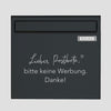 Sticker Please no advertising white (PU = 6 pieces)