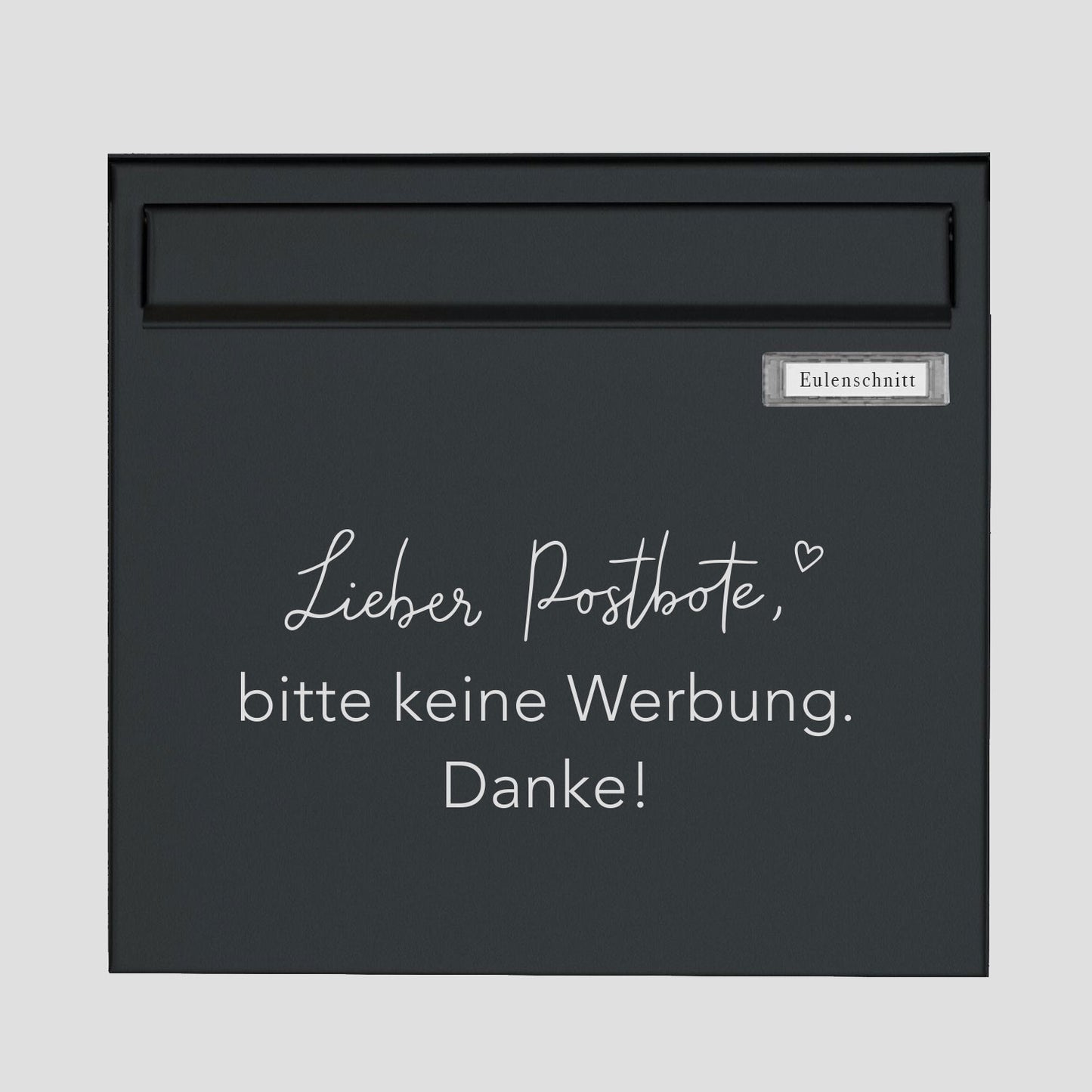 Sticker Please no advertising white (PU = 6 pieces)