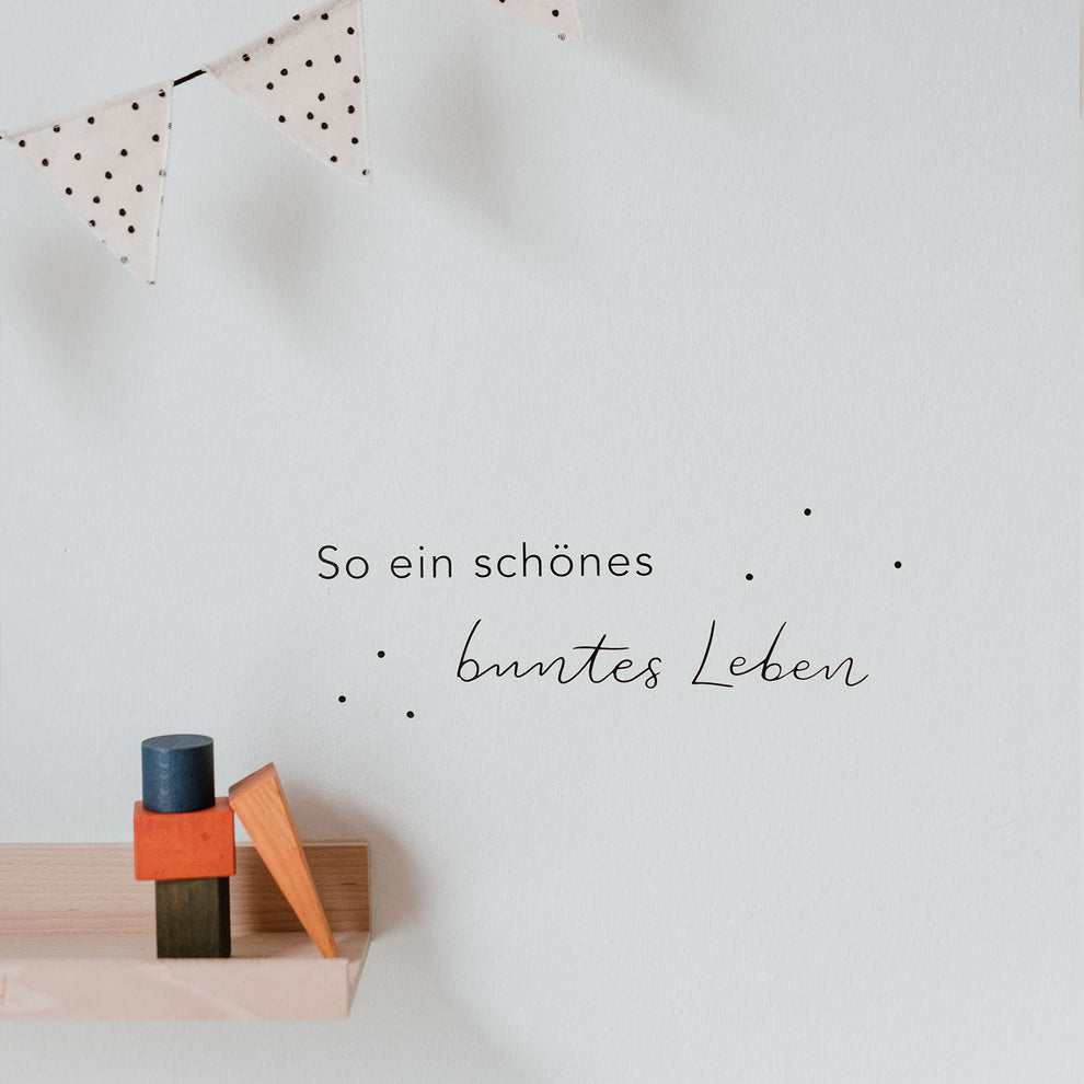 Sticker Buntes Leben (VE = 6 Stk)