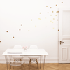 Wall stickers dots gold in a set of 48 (PU = 6 pieces)