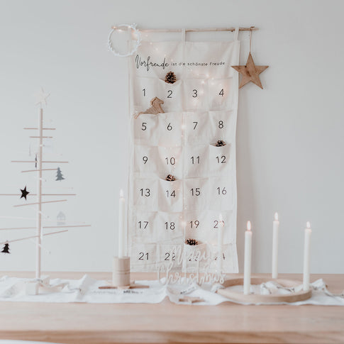 Advent calendar anticipation gray (PU = 3 pcs.)